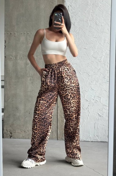 Леопардовые штаны женские LID-582A480