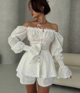 Легкий комбінезон з мереживом LUC-978A689 Легкий комбінезон з мереживом LUC-978A689