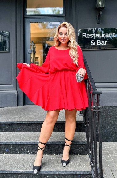 Сукня з обʼємною спідницею NJ-AD-7600.1A370 Сукня з обʼємною спідницею NJ-AD-7600.1A370