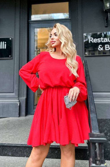 Сукня з обʼємною спідницею NJ-AD-7600.1A370 Сукня з обʼємною спідницею NJ-AD-7600.1A370