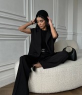 Костюм жилетка и брюки палаццо NK-9170A650