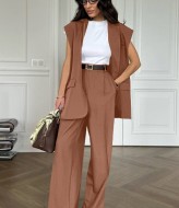 Костюм жилетка и брюки палаццо NK-9170A650