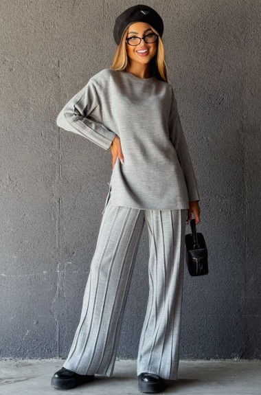 Прогулянковий костюм светр і штани IB-006A1100 Прогулянковий костюм светр і штани IB-006A1100