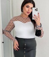 Нарядный лонгслив OLI-1426A450