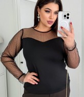 Нарядный лонгслив OLI-1426A450