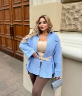 Женская вельветовая рубашка  DOL-384A420