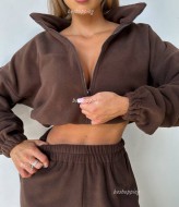 Женский флисовый спортивный костюм  IMMA-400A620