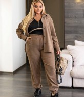 Вельветовый костюм с рубашкой  MD-200A499