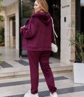 Спортивный велюровый костюм женский  MD-179A549