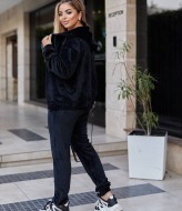 Спортивный велюровый костюм женский  MD-179A549