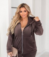 Спортивный велюровый костюм женский  MD-179A549