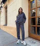 Спортивный флисовый костюм женский  MD-222A549