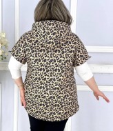 Леопардовая жилетка  IRK-2520A750