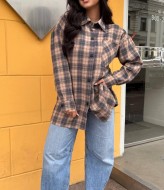 Клетчатая женская рубашка  TS-446A450