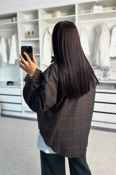 Рубашка фланель женская  ANM-359A500