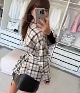 Рубашка с завязками ANM-387A580