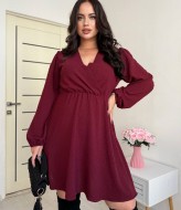 Однотонное платье PRA-1372A490