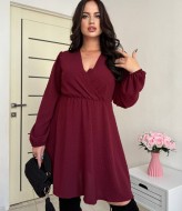 Однотонное платье PRA-1372A490