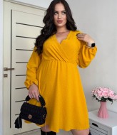 Однотонное платье PRA-1372A490