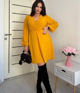 Однотонное платье PRA-1372A490