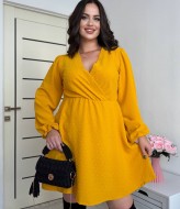 Однотонное платье PRA-1372A490