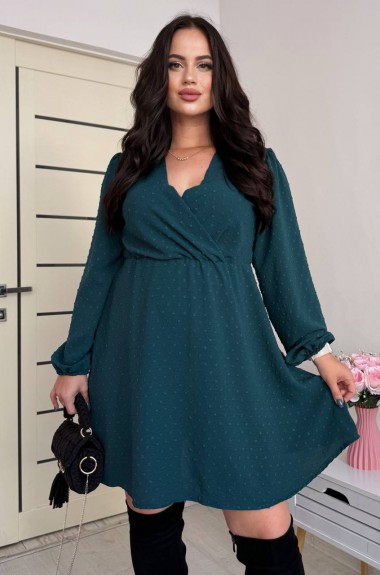 Однотонное платье PRA-1372A490