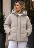 Стильная зимняя куртка женская MIK-0635A790