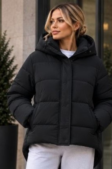 Стильная зимняя куртка женская  MIK-0635A790