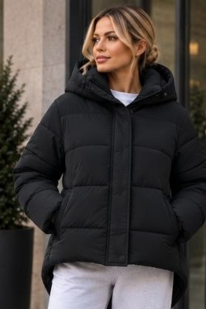 Стильная зимняя куртка женская  MIK-0635A790