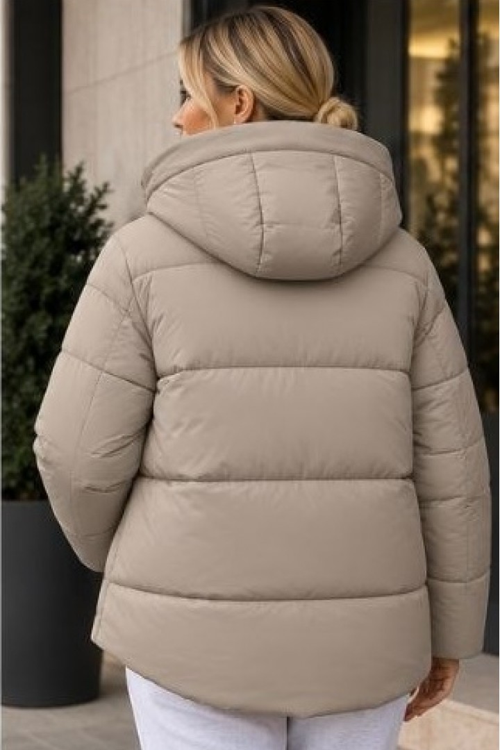 Стильная зимняя куртка женская  MIK-0635A790
