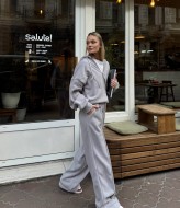 Женский флисовый спортивный костюм ANM-386A650