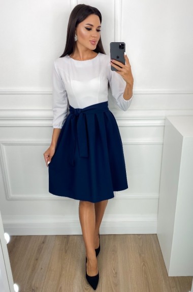 Платье с поясом NJ-CF-295.1A325