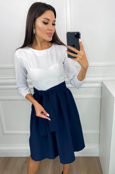 Платье с поясом NJ-CF-295.1A325