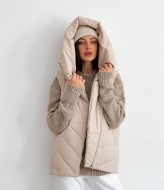 Женская теплая жилетка  YYA-1100A450