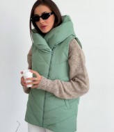 Женская теплая жилетка  YYA-1100A450