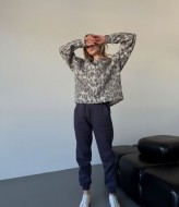 Теплый женский костюм на флисе POK-411A1000