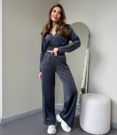 Спортивный велюровый костюм  AJO-470A640