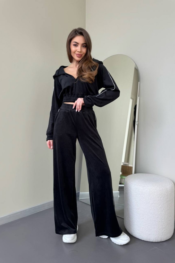 Спортивный велюровый костюм  AJO-470A640