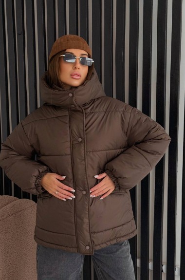 Стильная зимняя куртка женская DN-278A1200 Стильная зимняя куртка женская DN-278A1200