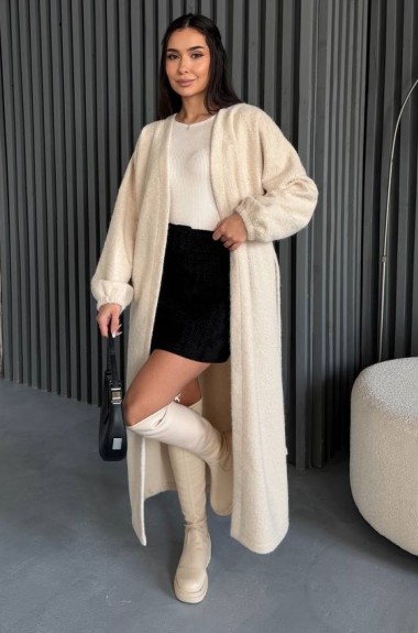 Кардиган із поясом NOB-26001A890