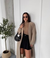 Кардиган із поясом NOB-26001A890