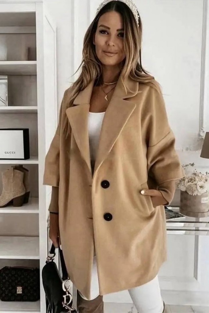 Элегантное кашемировое пальто IO-440A850