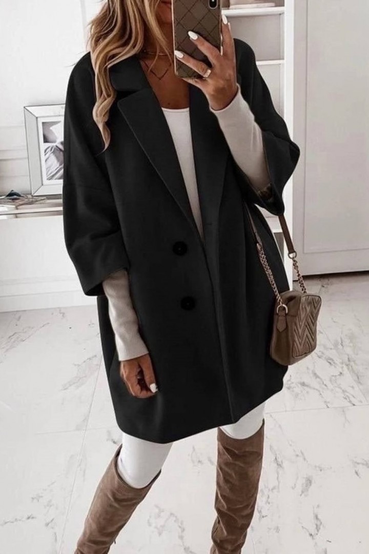 Элегантное кашемировое пальто IO-440A850