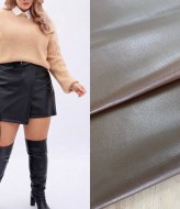 Кожаная юбка -шорты INS-489A500
