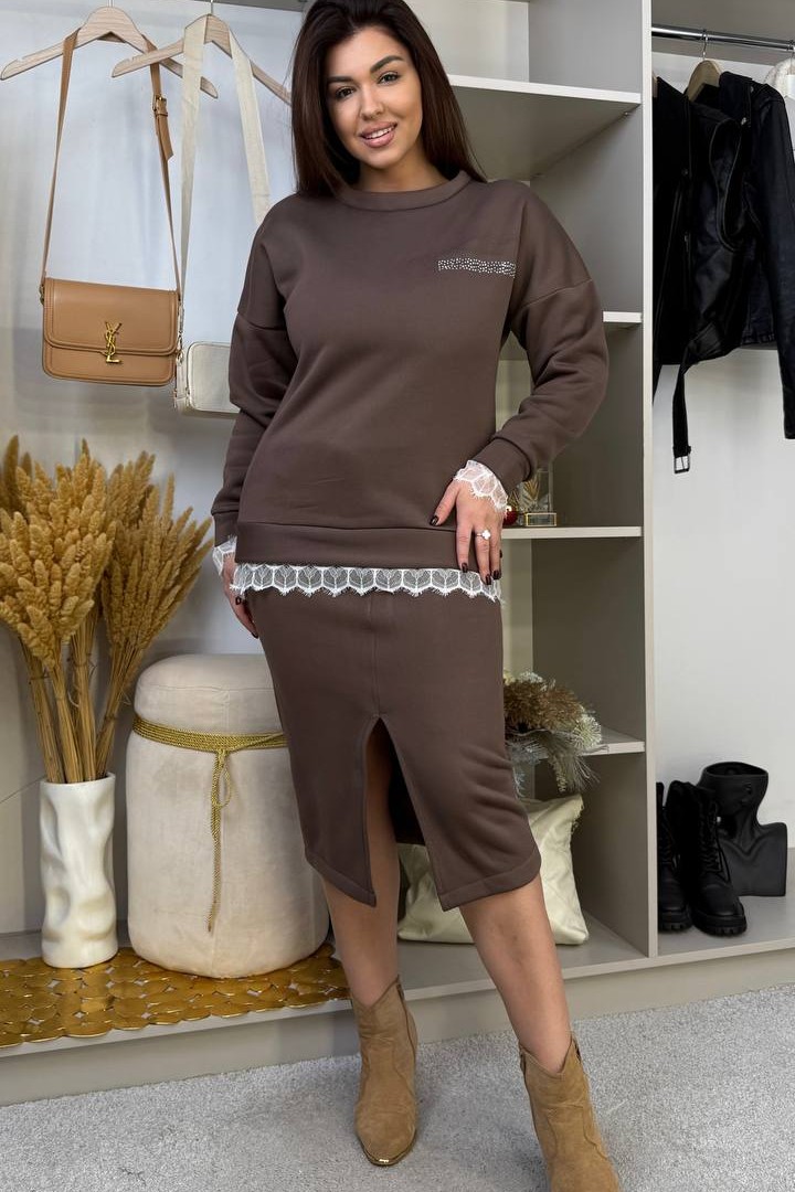 Теплый костюм двойка QUA-4159A550