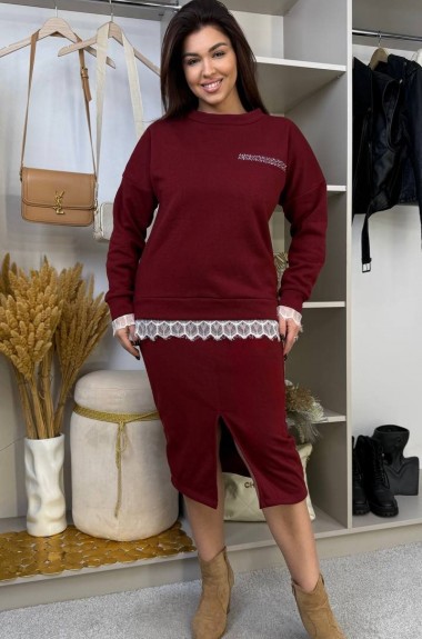 Теплый костюм двойка QUA-4159A550