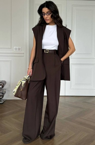 Костюм брюки и жилет ANN-449A630