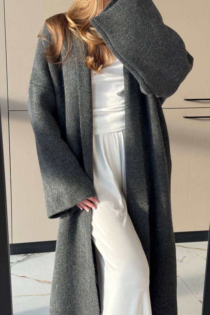 Длинный кардиган HON-326A1250