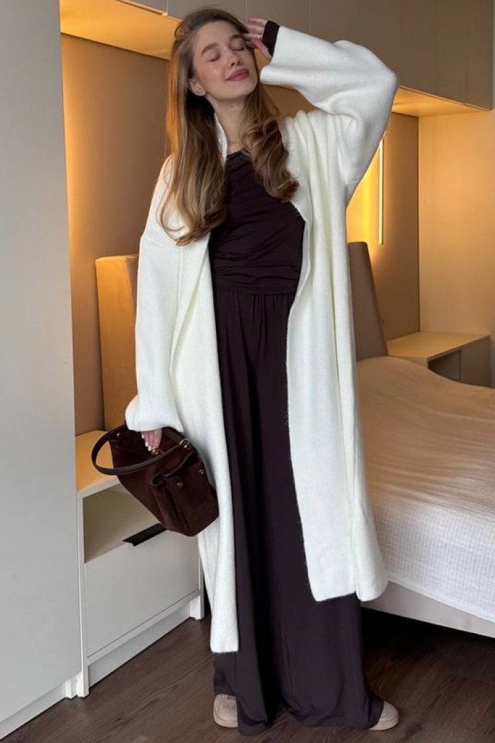 Длинный кардиган HON-326A1250