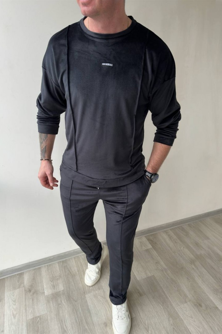 Мужской велюровый костюм LSA-761A700